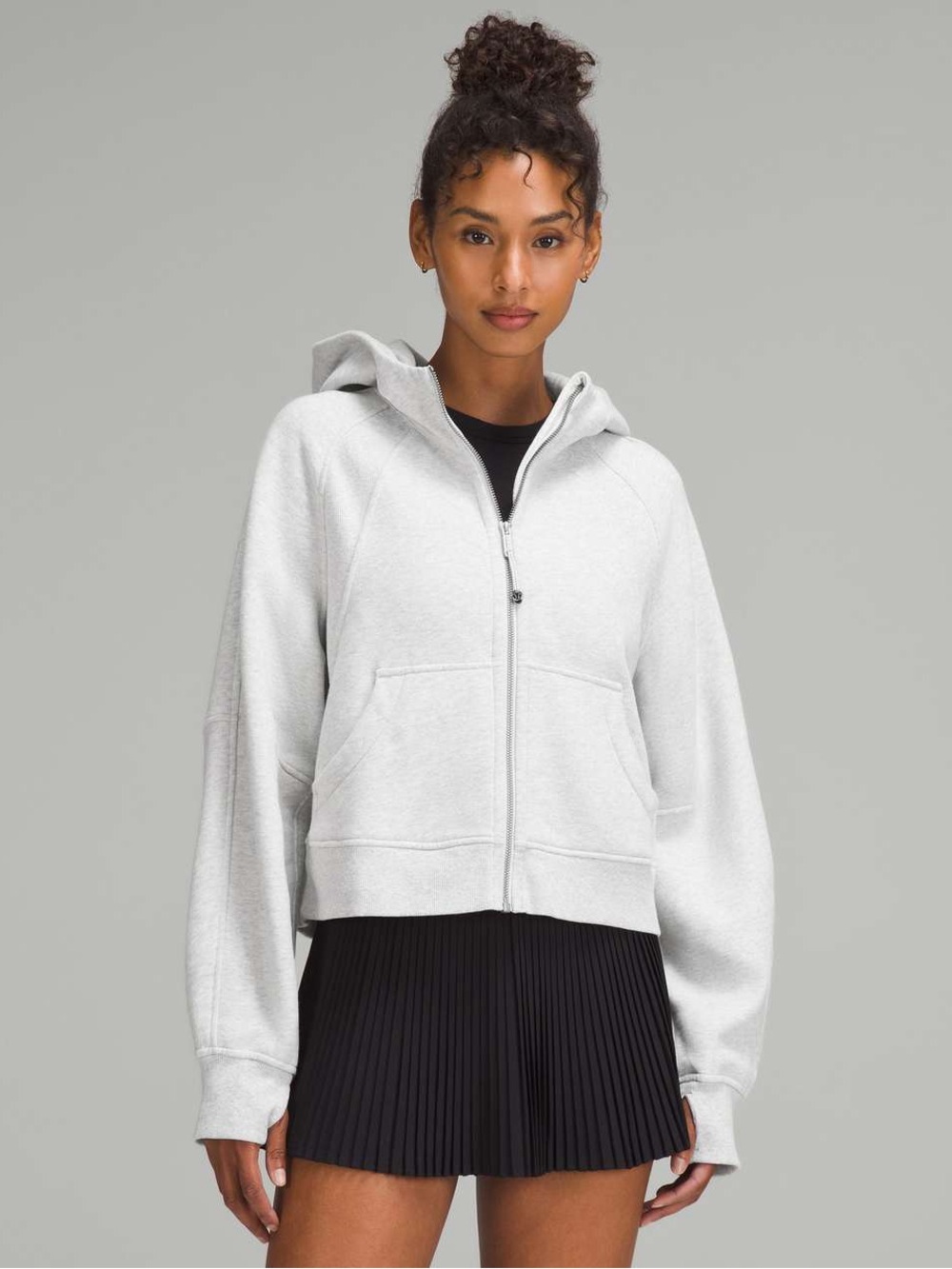 Lululemon Scuba Oversized Full-Zip Hoodie
Heathered Core Ultra Light Grey